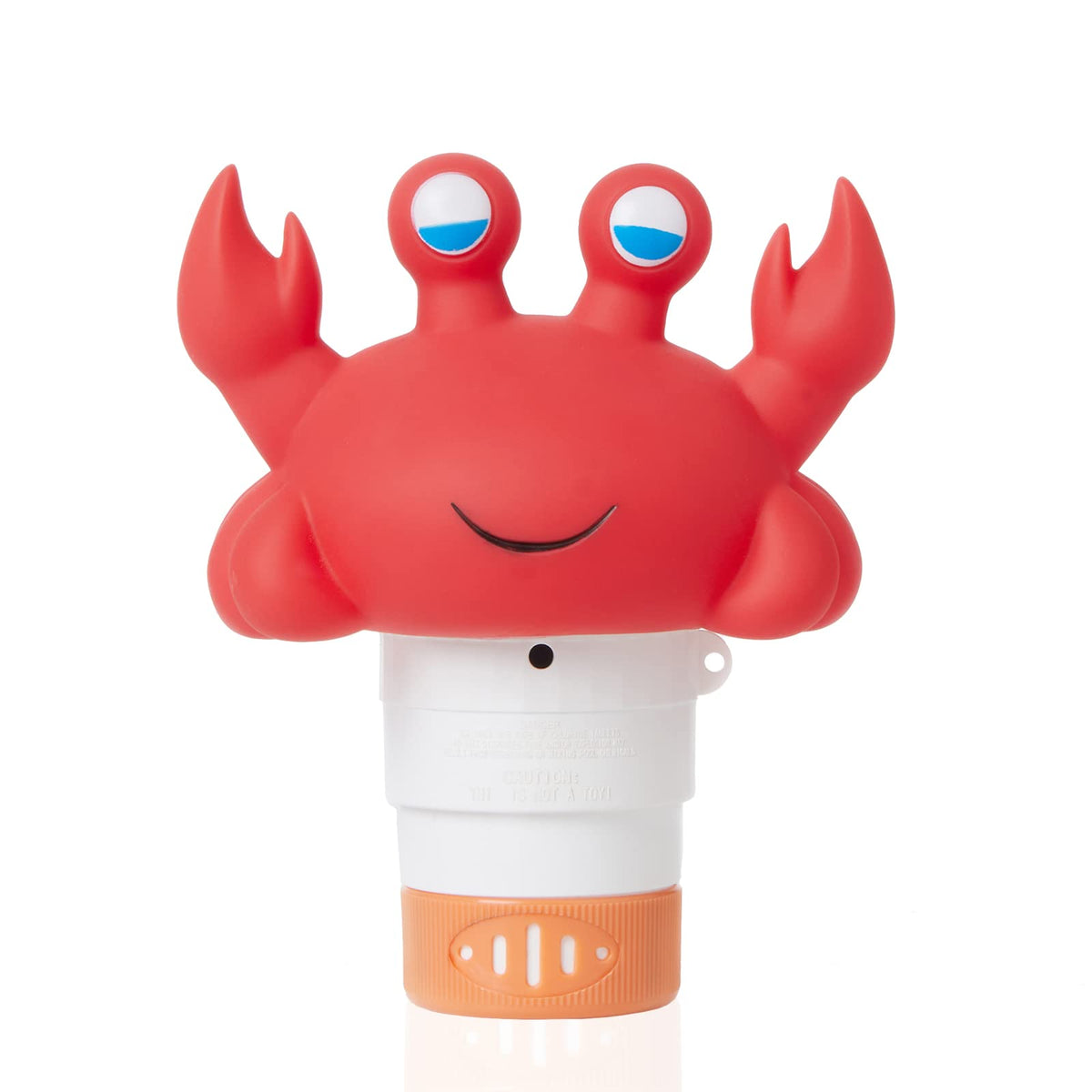 XY-WQ Crab floater top adds playful décor and gradual tablet release for pools.