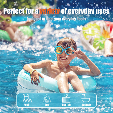 XY-WQ floating thermometer ideal for pools, spas, and hot tubs.