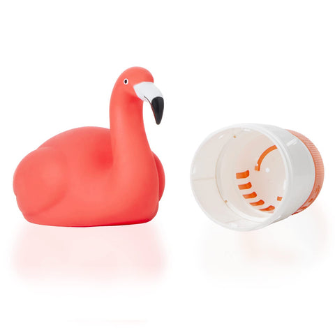 XY-WQ Flamingo Floater storage compact keeps pool gear organized