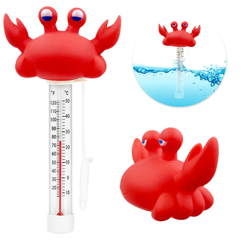 XY-WQ crab design thermometer side view highlighting its large display
