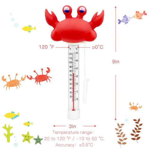 XY-WQ thermometer with rope tether to prevent loss during use