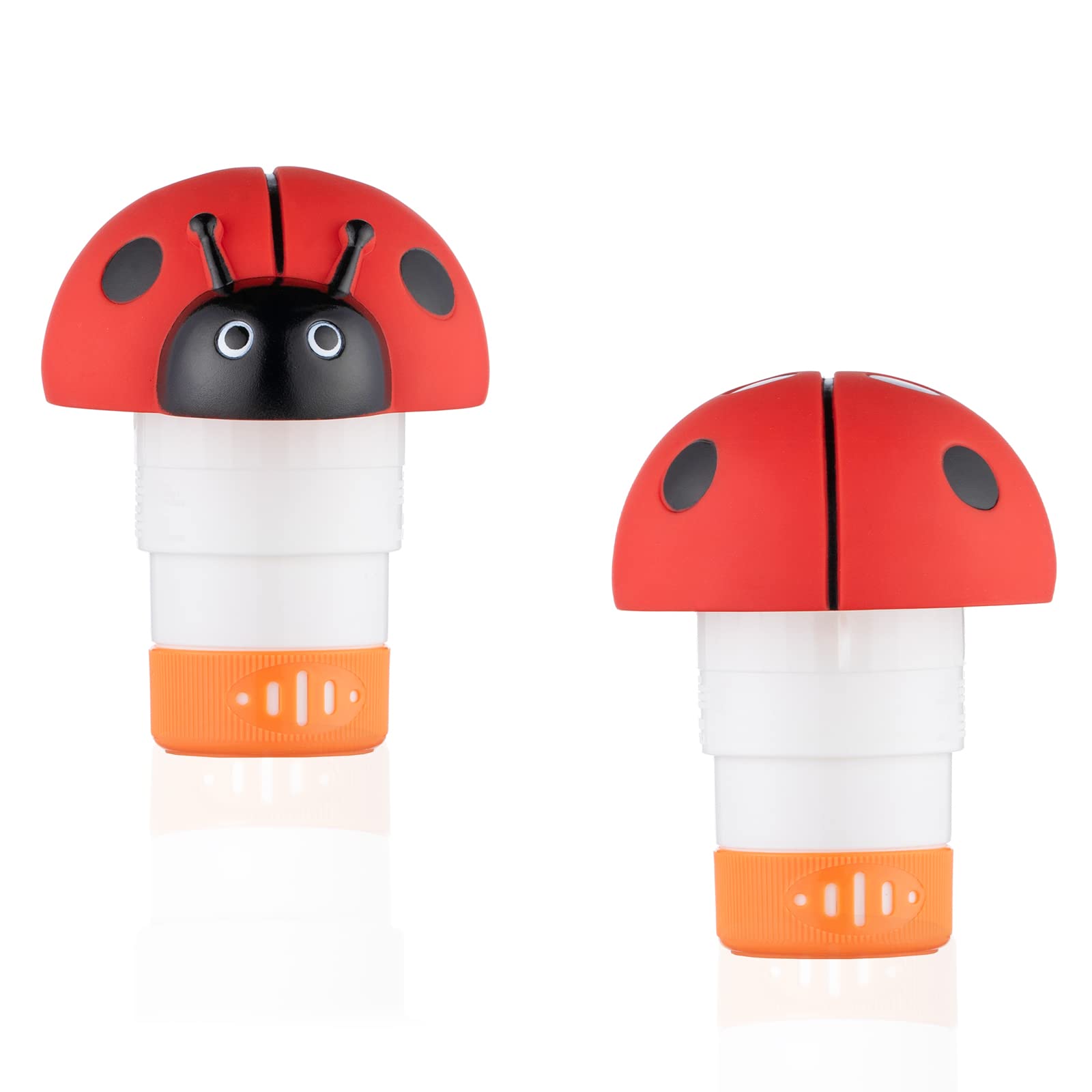XY-WQ Ladybug floater side angle shows durable, splash-ready construction.
