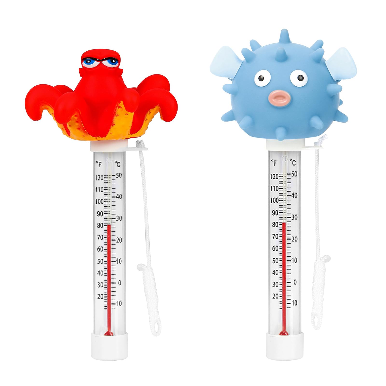 XY-WQ octopus thermometer with large readout for quick pool temperature checks.
