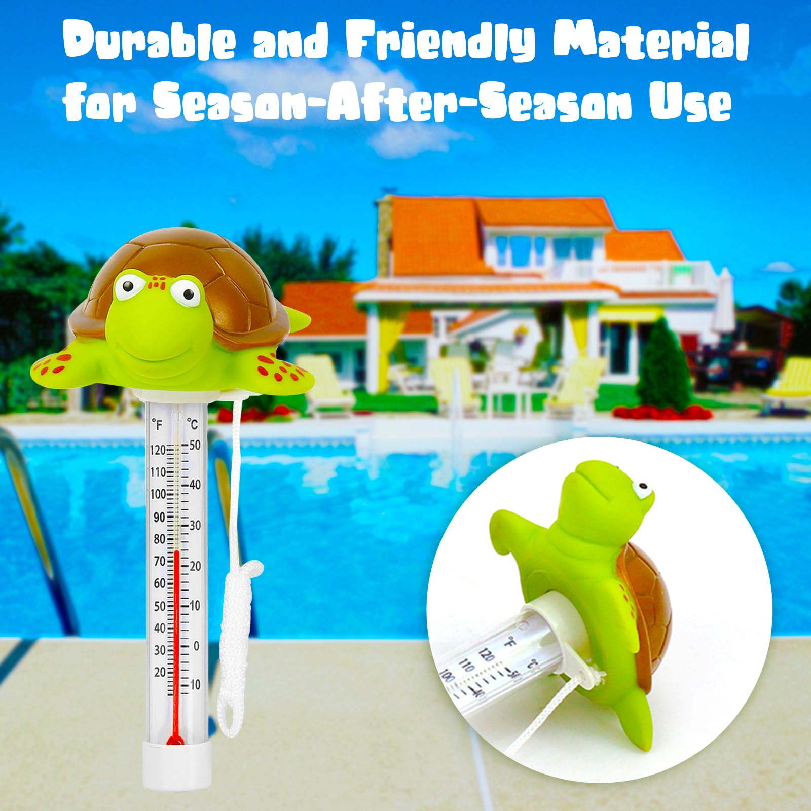XY-WQ versatile thermometer for pools spas ponds and more