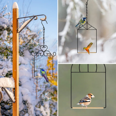 XYADX hanging bird swing window side soothing garden decor with practical function.