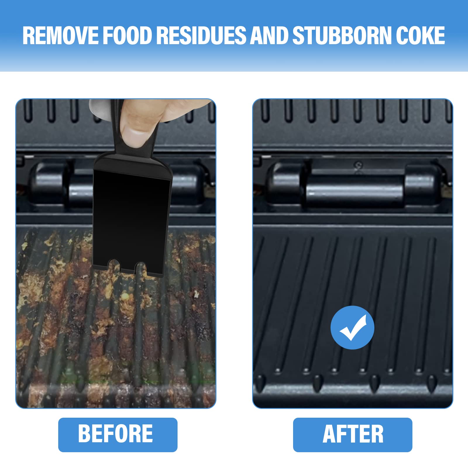 XYK spatula scraper safe on non-stick surfaces like Teflon