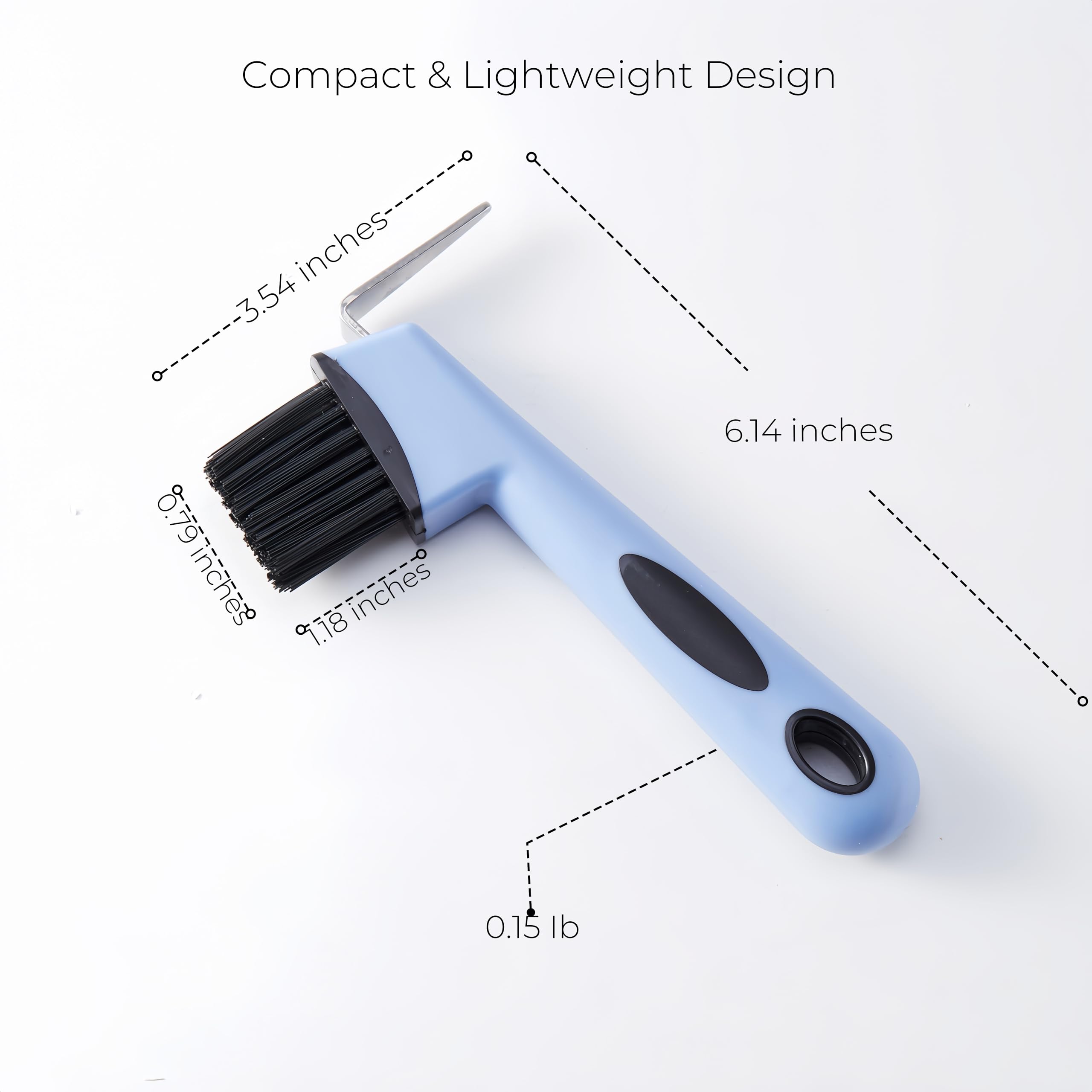 Xylarnoveth cleaning brush bristles are durable yet gentle on nonstick surfaces.