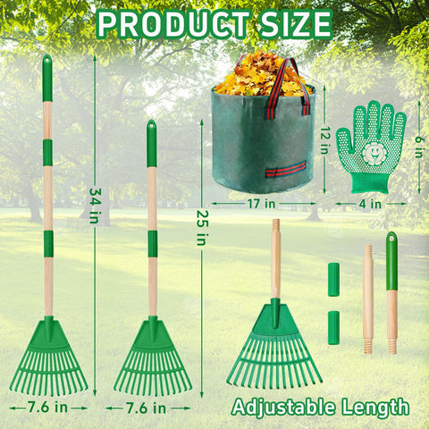 Xynzanic kid-friendly durable rake designed for safe use