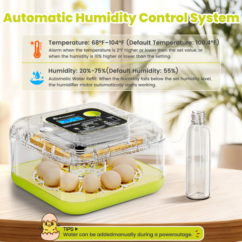 Xynzzeu temperature control panel with precise settings for reliable incubation