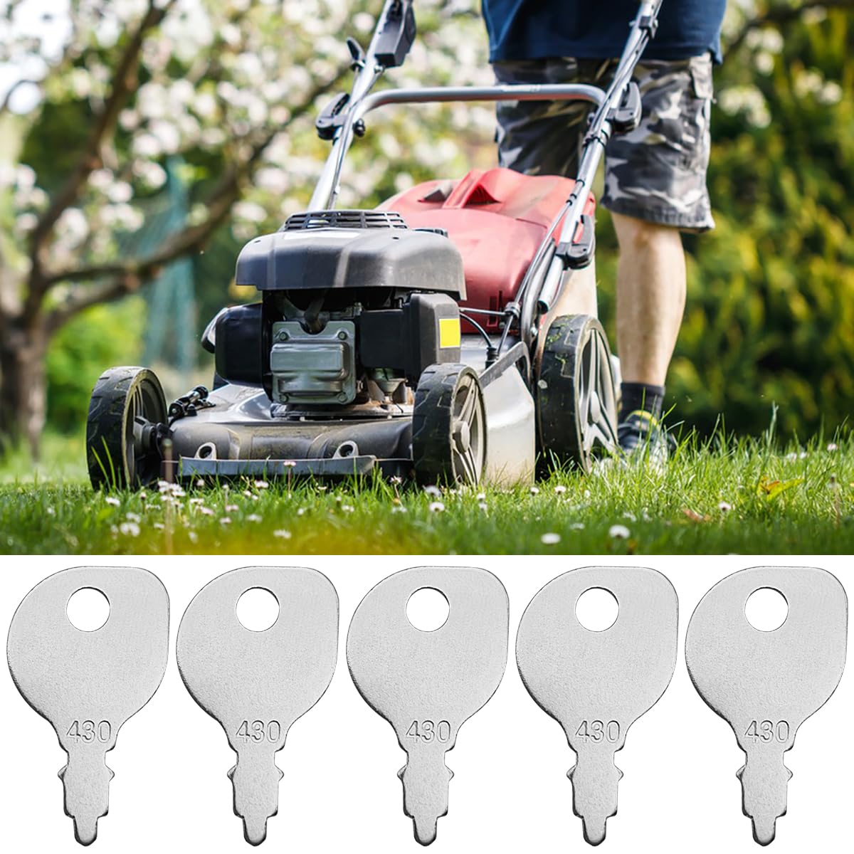 XYQMLY aftermarket ignition key set compatible with Briggs & Stratton systems.