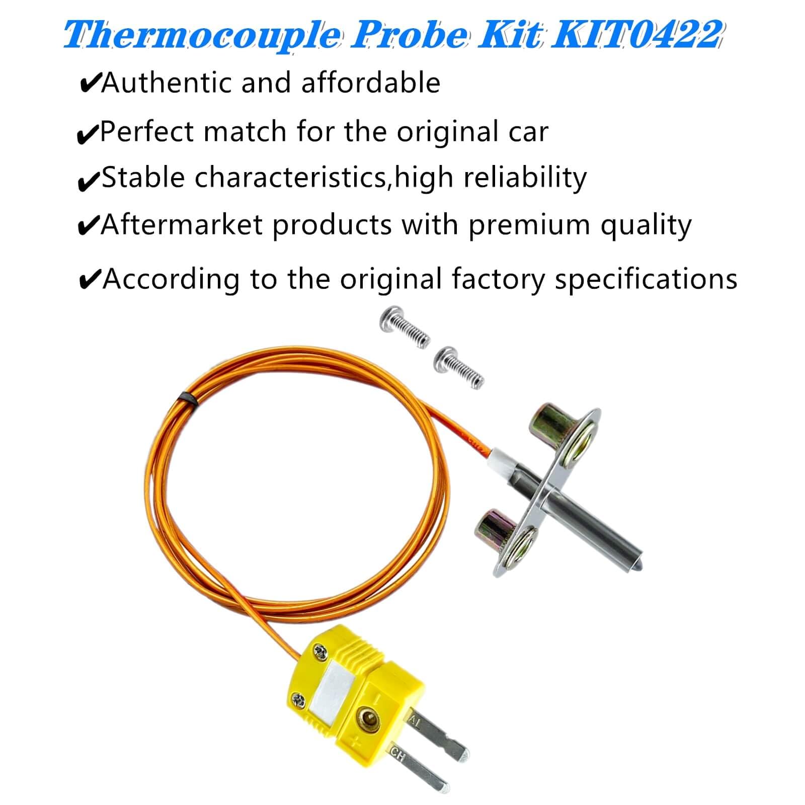 XYWZV thermocouple probe kit OEM-replacement for a precise fit.