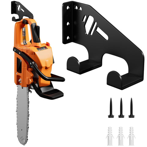 XZHXFX chainsaw hanger wall mount keeps your garage organized and accessible.