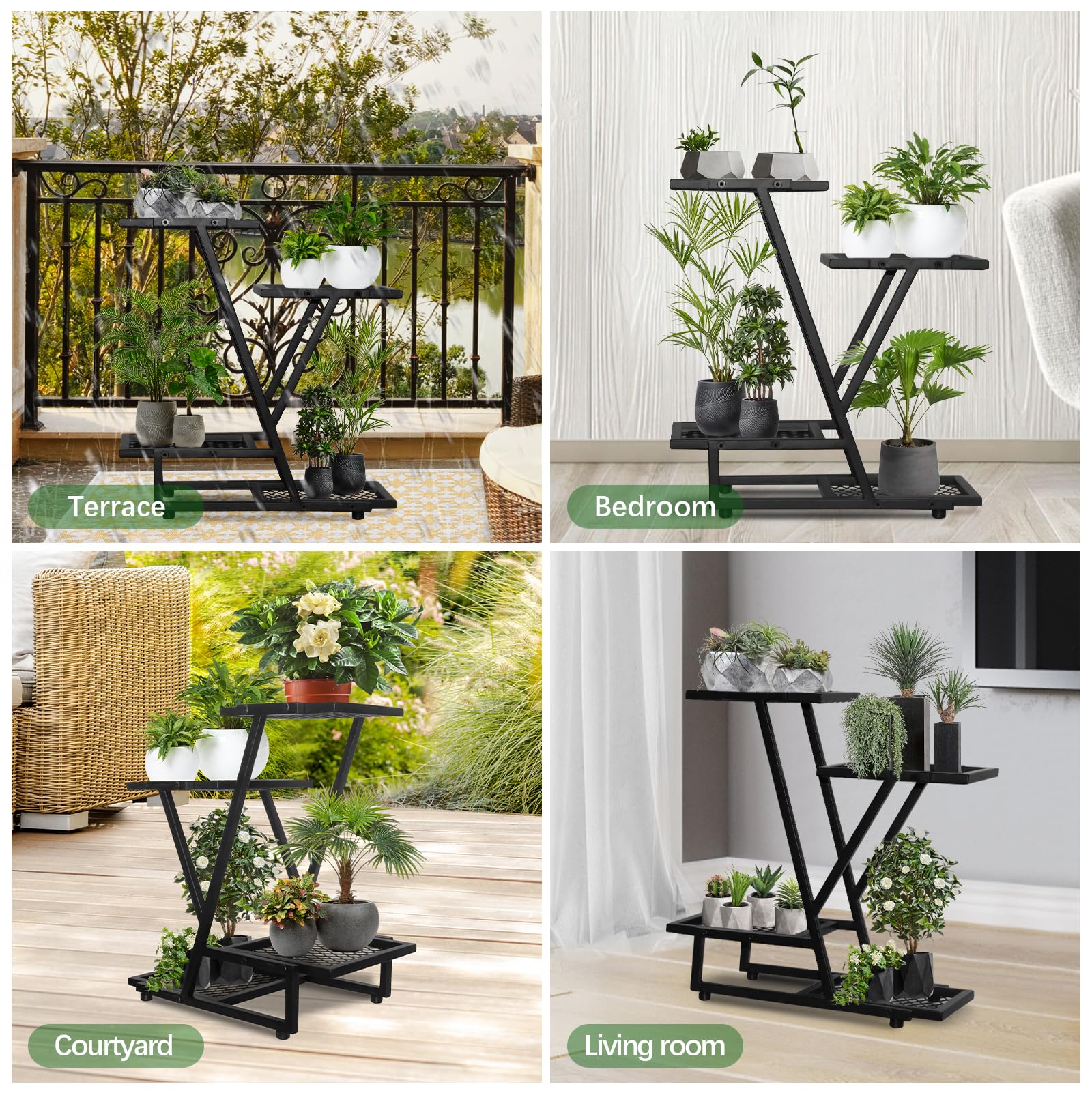XZHXZH plant stand suitable for living room or balcony display.