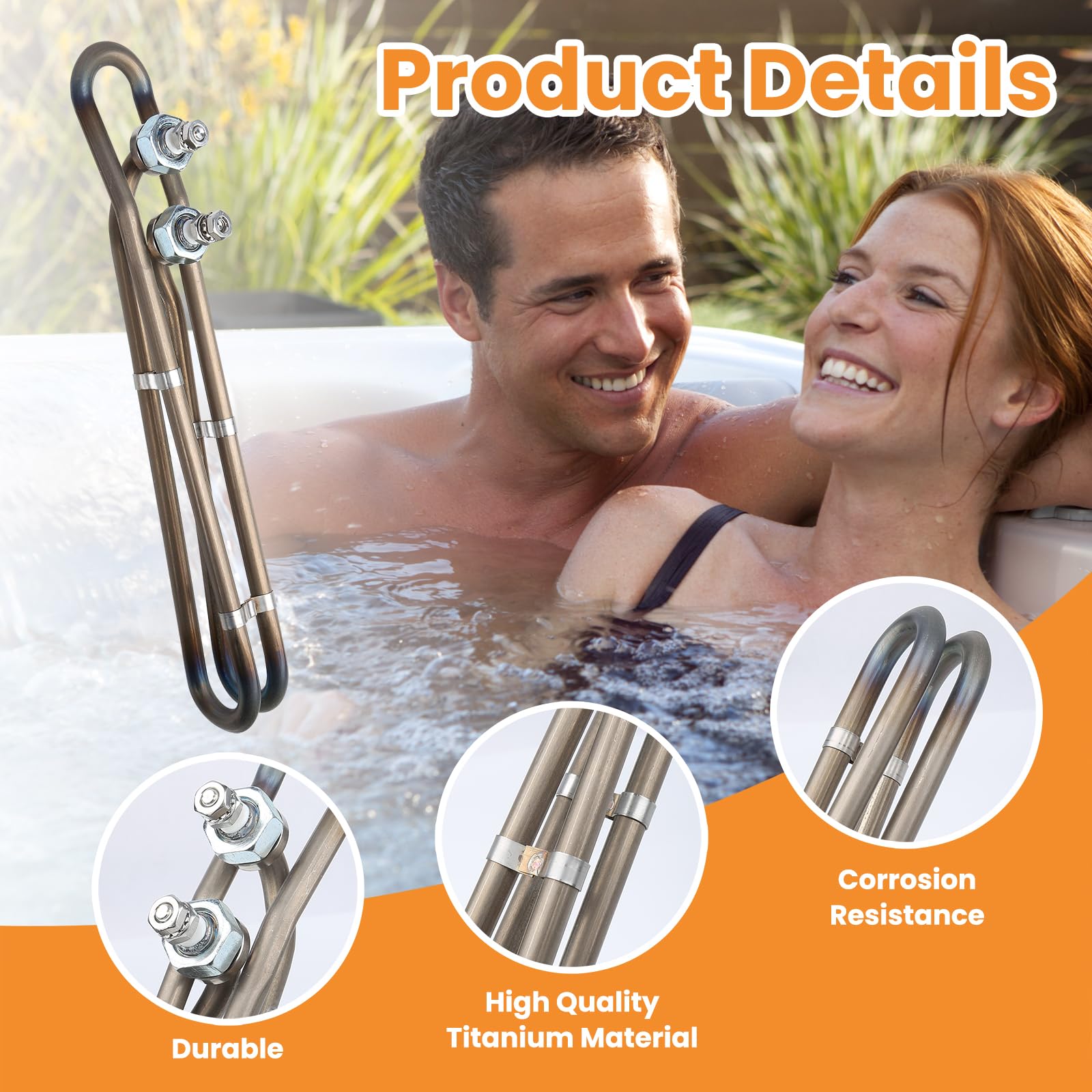 Xzionh replacement heater for Balboa spas extends life and reliability