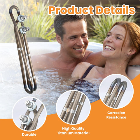 Xzionh replacement heater for Balboa spas extends life and reliability