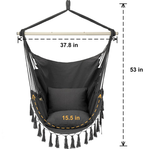 Y- STOP spreader bar and chain ensure stable hanging.