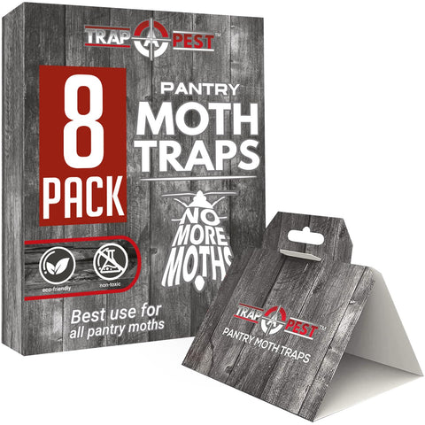 YABULI pantry moth traps: discreet glue strip in cabinet for food moth control