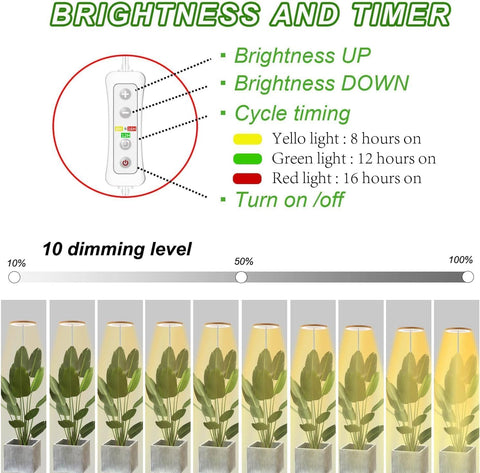 Yadoker auto timer and dimmable modes simplify care for consistent growth
