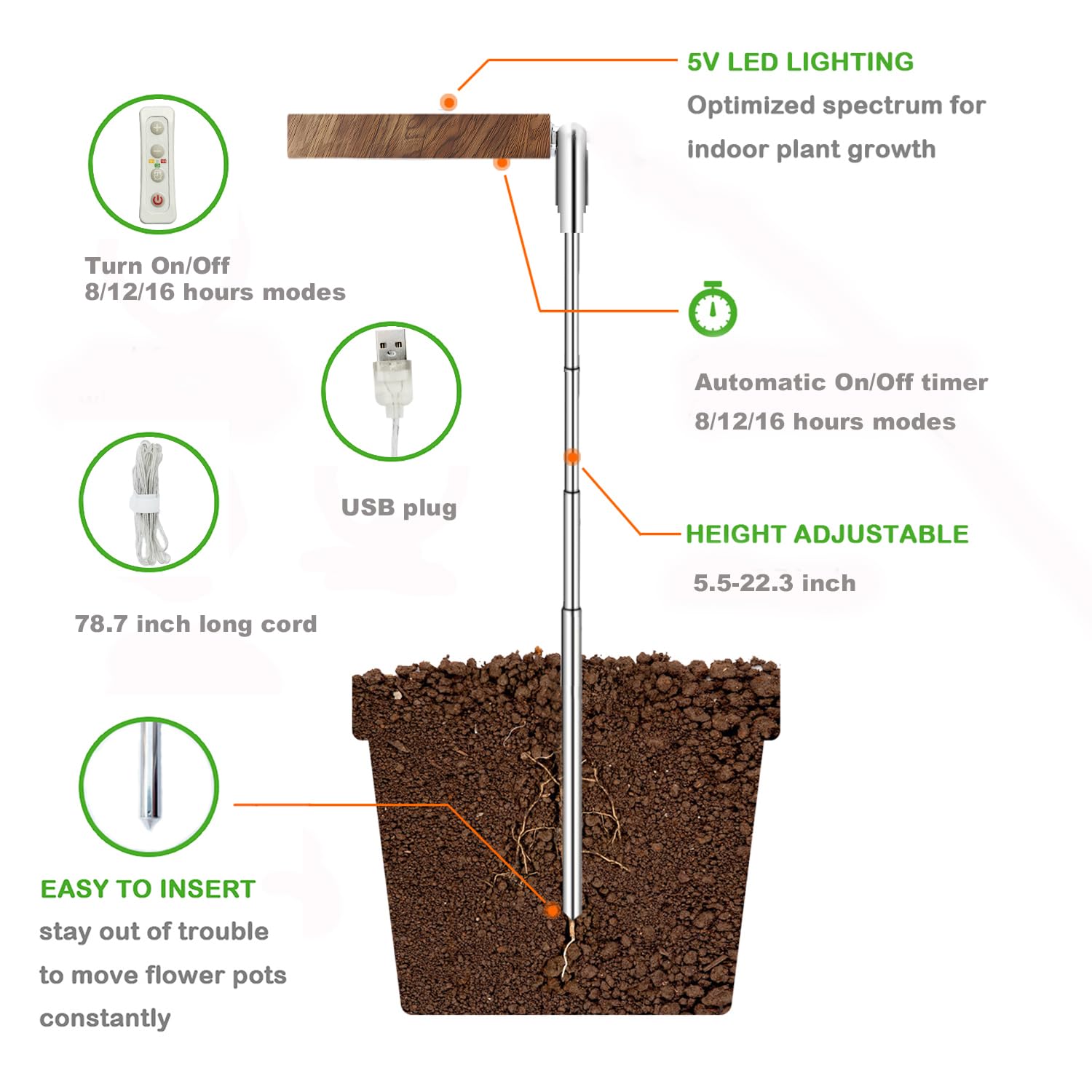 Yadoker automatic timer modes simplify daily care and consistent illumination