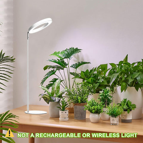 Yadoker compact white grow light suits small spaces and dorm rooms.