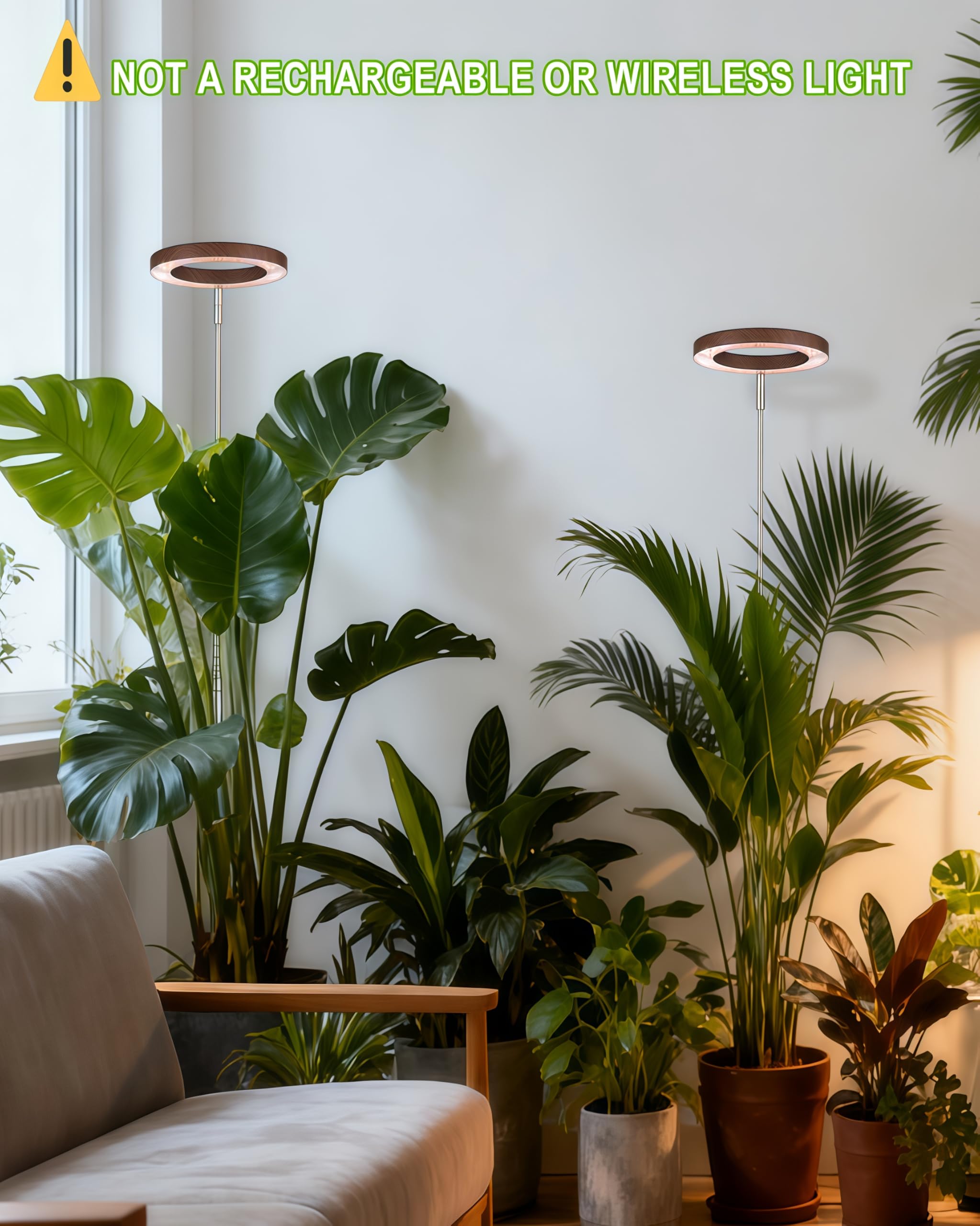 Yadoker adjustable-height assembly supports tall plants by adapting to their growing heights.