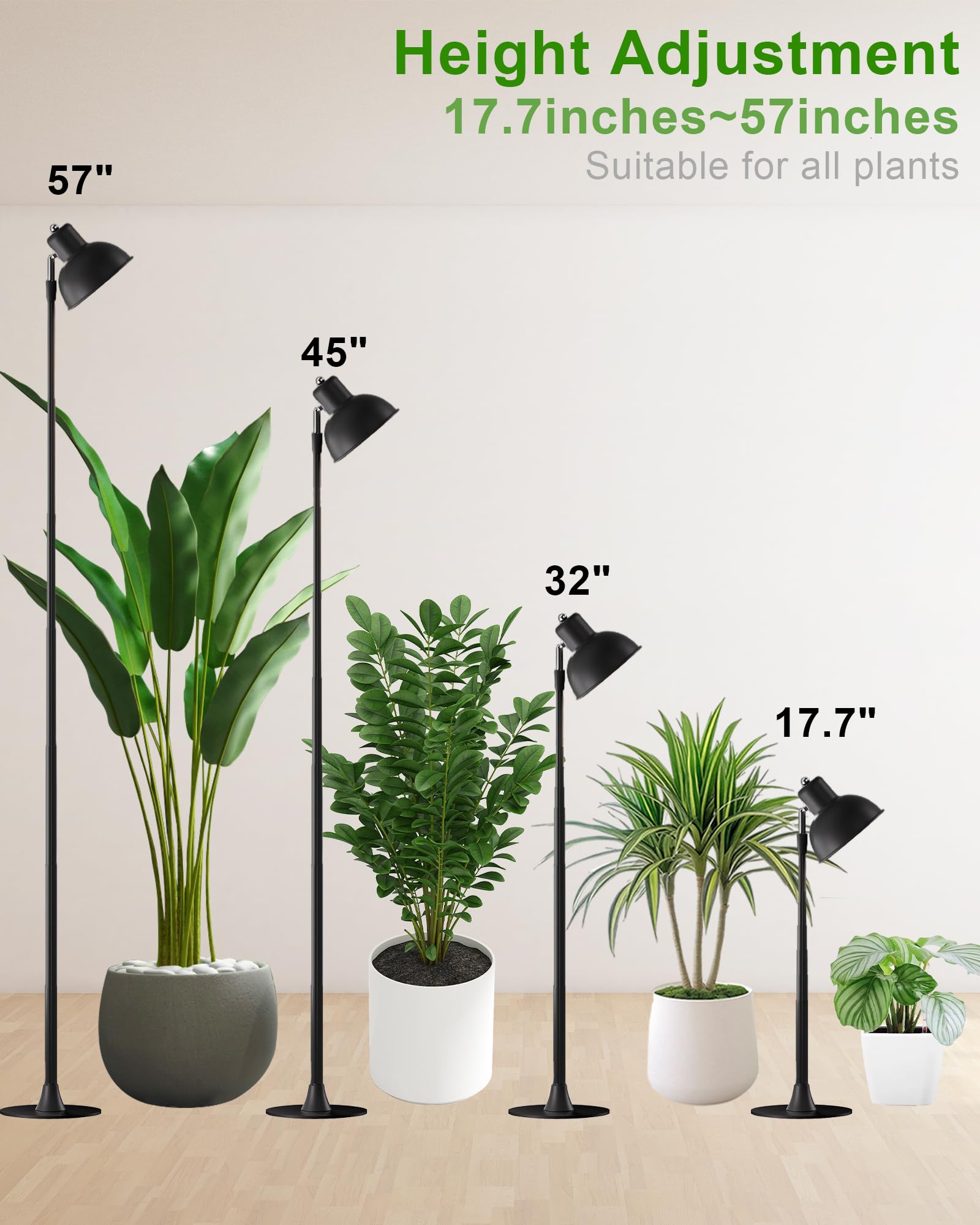 Yadoker grow light timer controls for automatic on/off functionality.