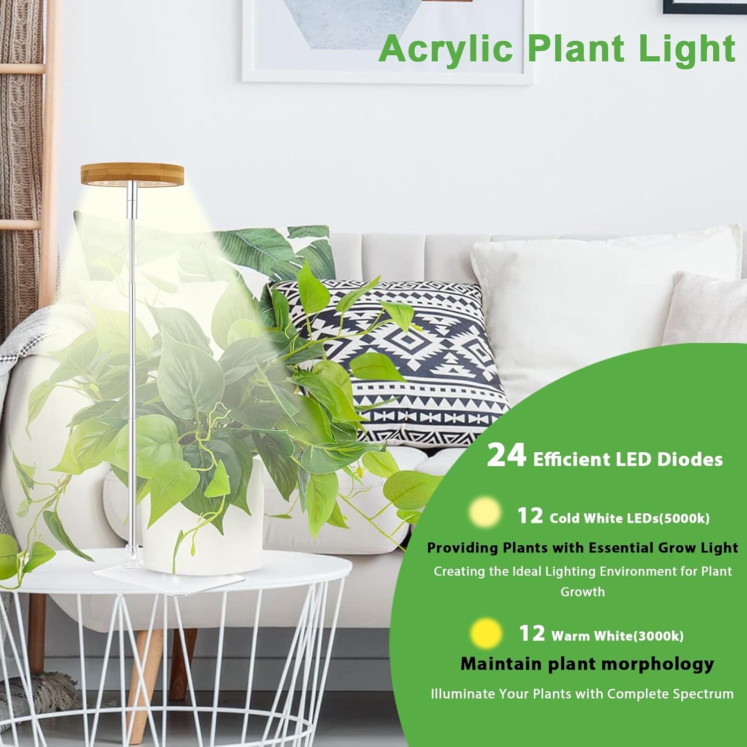 yadoker Halo 3-pack supports lighting for several small pots