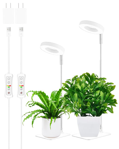 yadoker Halo plant grow light delivers full spectrum for healthy indoor plants