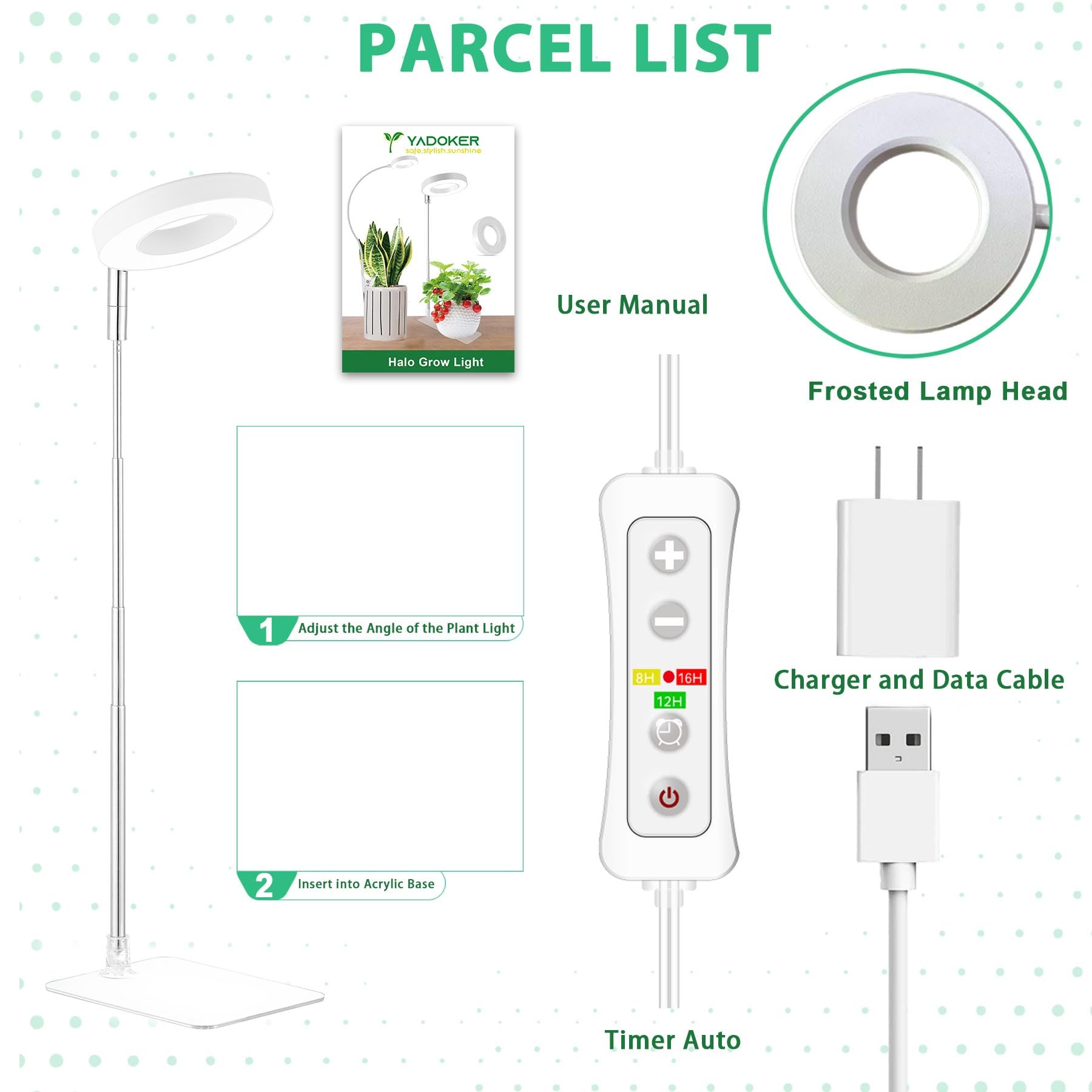 yadoker Halo plug-and-play setup saves time with easy use