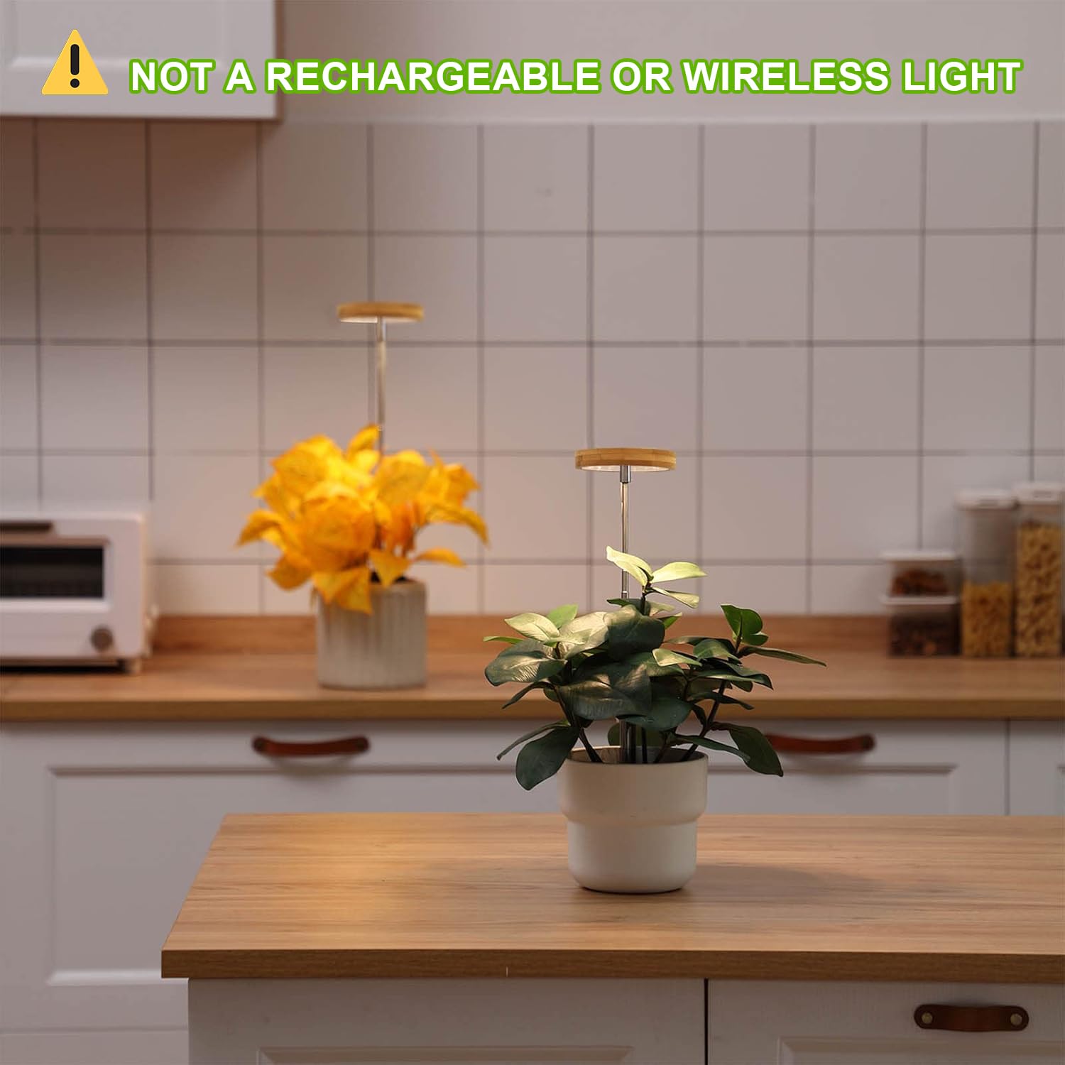 Yadoker height adjustable grow light pole aligns light with plant height