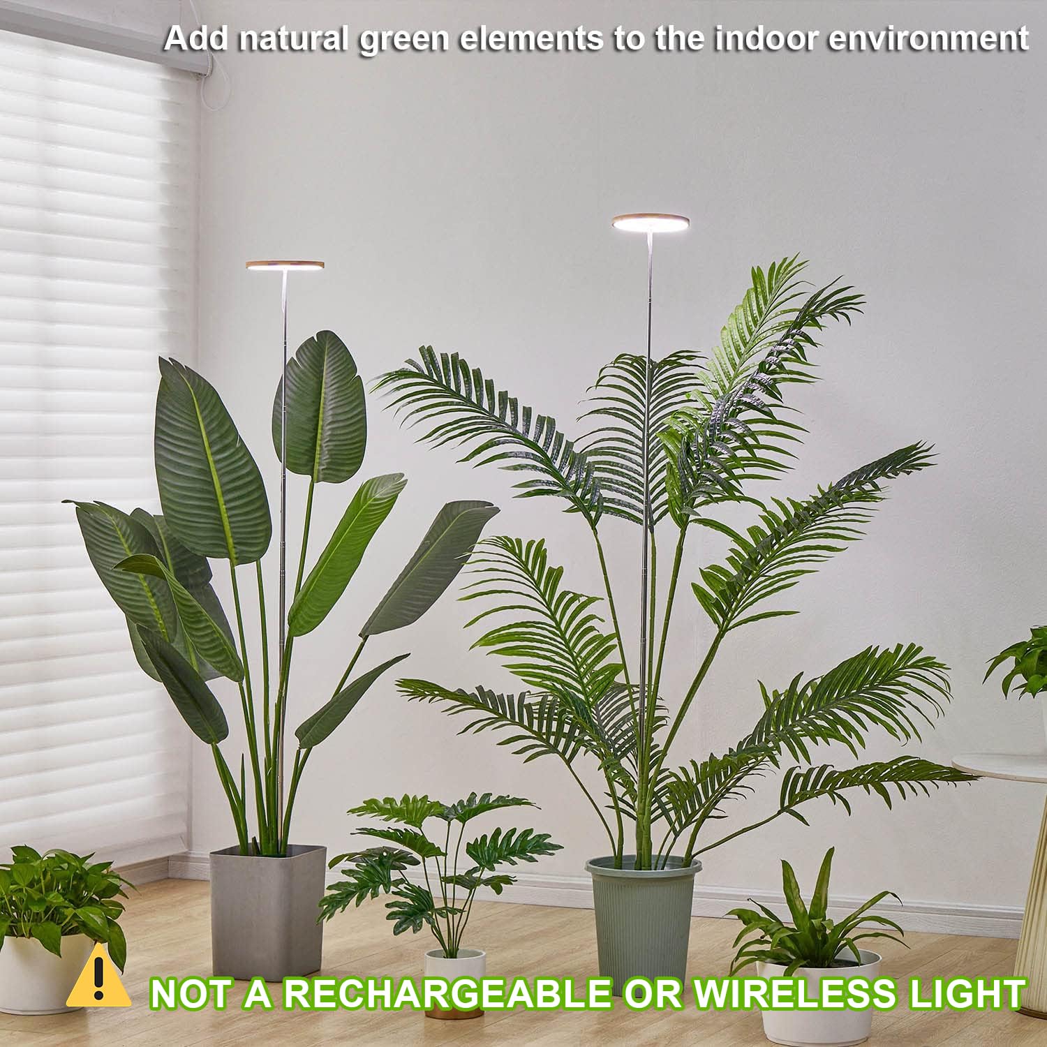 Yadoker height adjustable pole for precise light positioning.