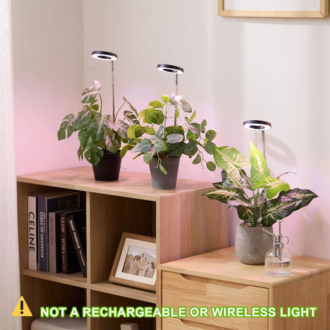 Yadoker adjustable height tower adapts to plant size for even lighting.