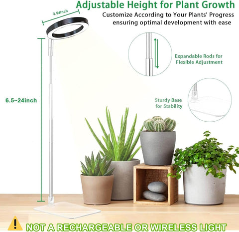 Yadoker Stick-in Design Grow Light fits pots without clamps