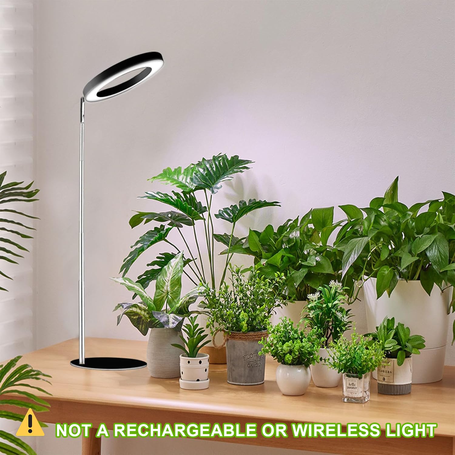Yadoker wide coverage illuminates multiple plants nearby.