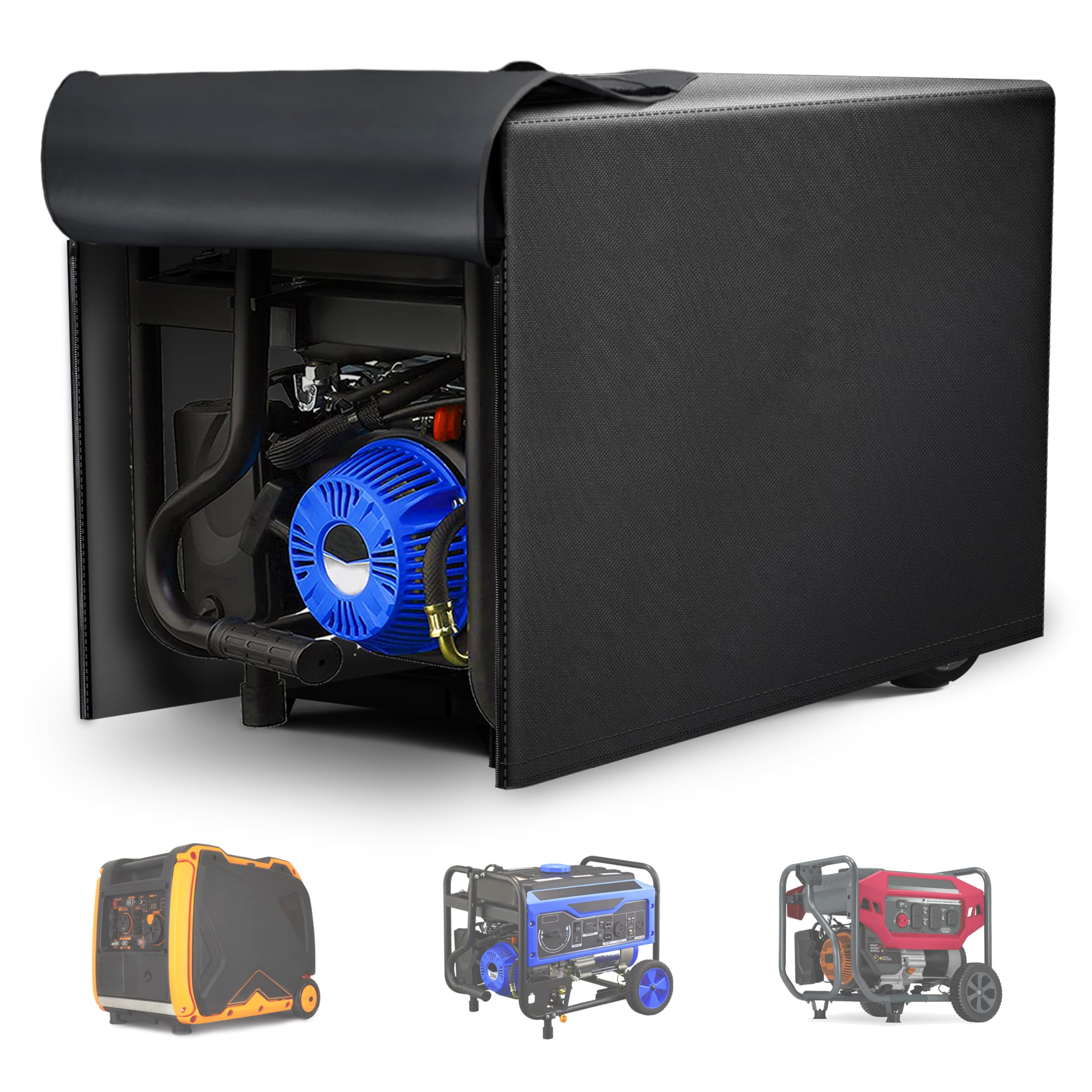 YAFFEY generator cover full-coverage protects outdoor units from rain and dust.