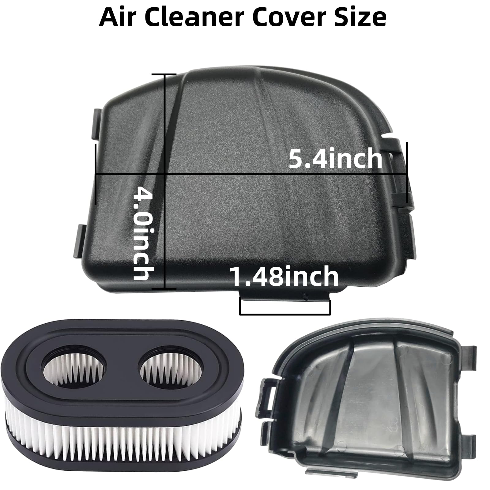 YAFAOCE easy-install air filter simplifies replacement for lawns
