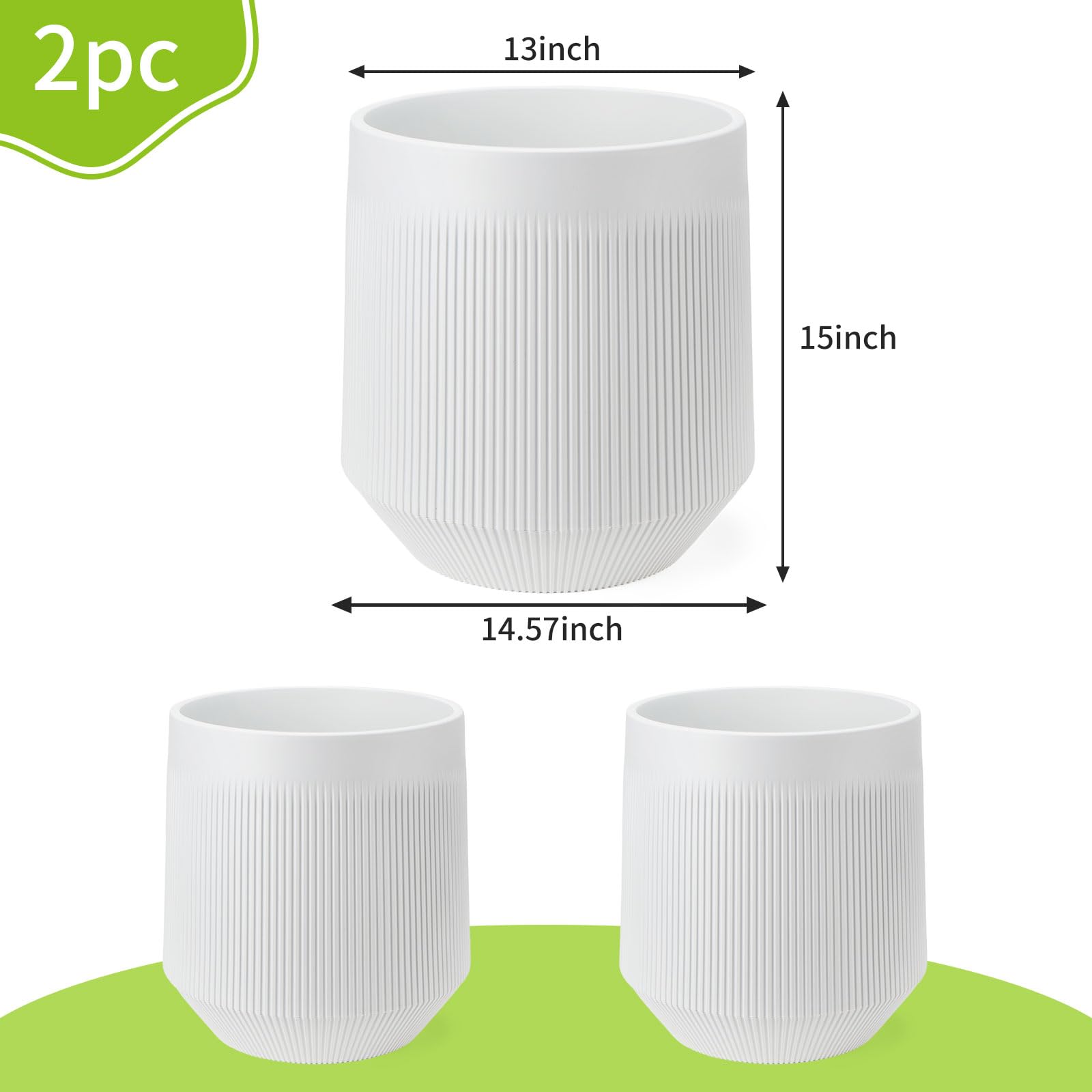 Yaghpy seamless saucer shows water storage feature reducing spills.