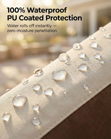 Yagvany UV-resistant fabric prevents color fading on outdoor chair covers