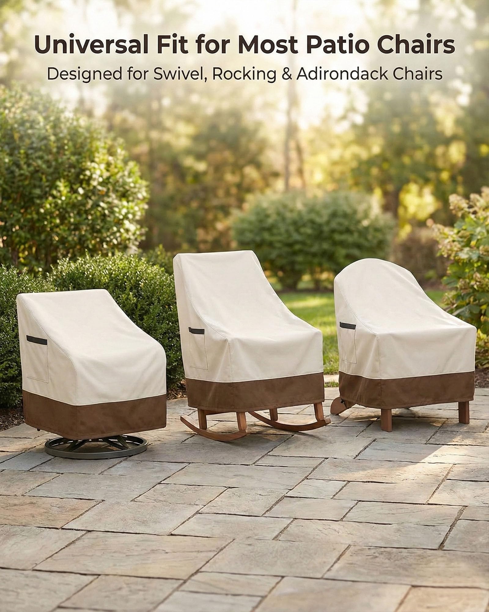 Yagvany waterproof chair cover for rocking chairs guards against moisture