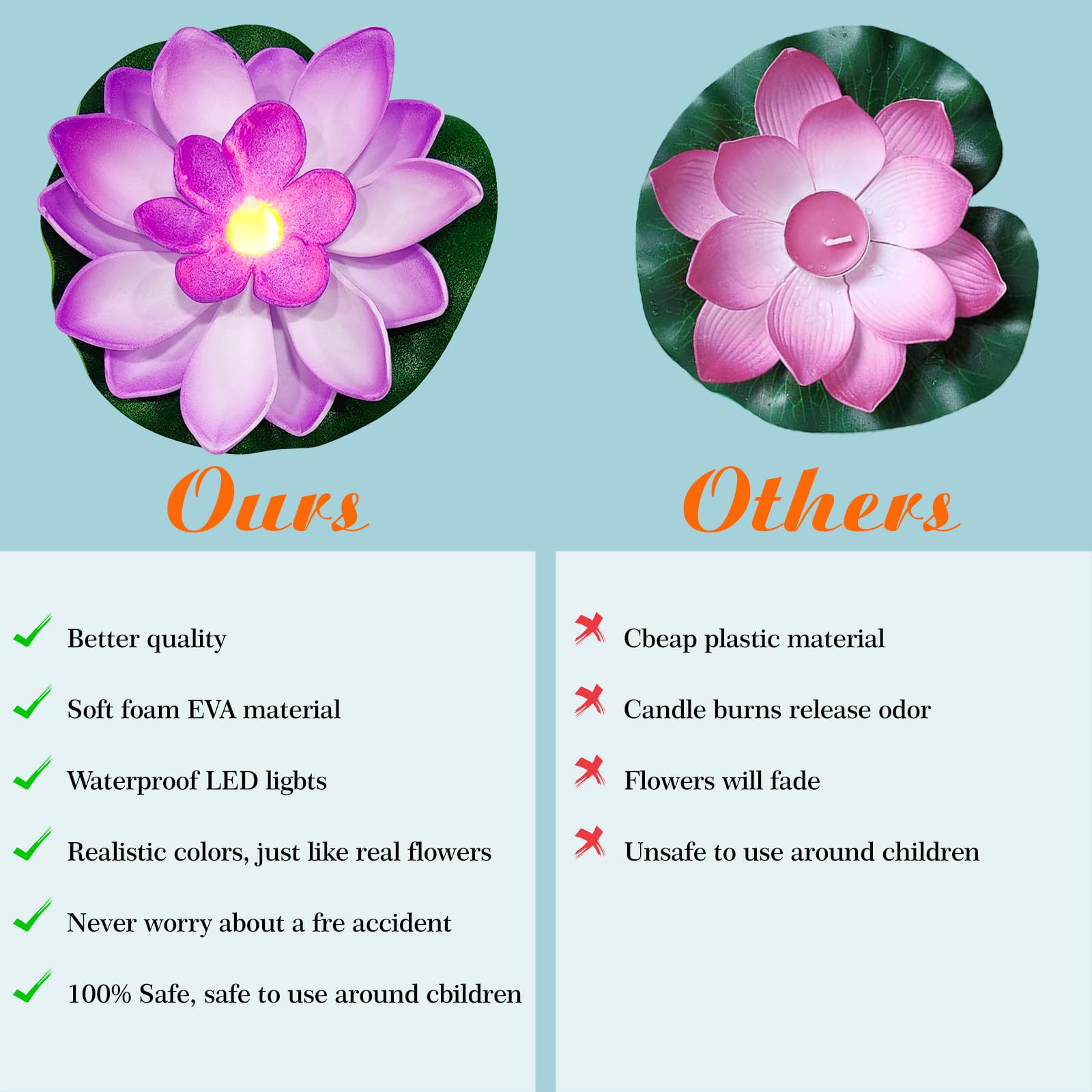 YAHAHARICH party decor lotus light for vibrant events