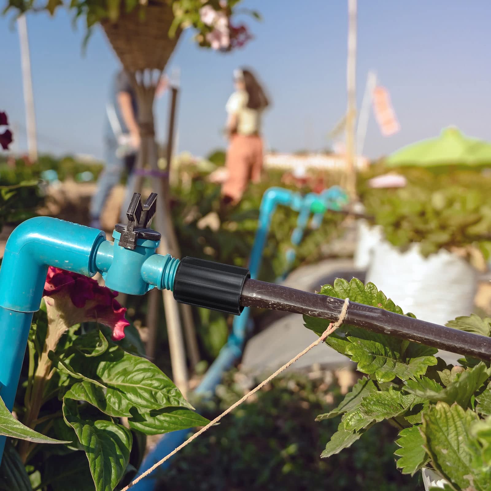 Yahenda adjustable-length connectors simplify nozzle placement.