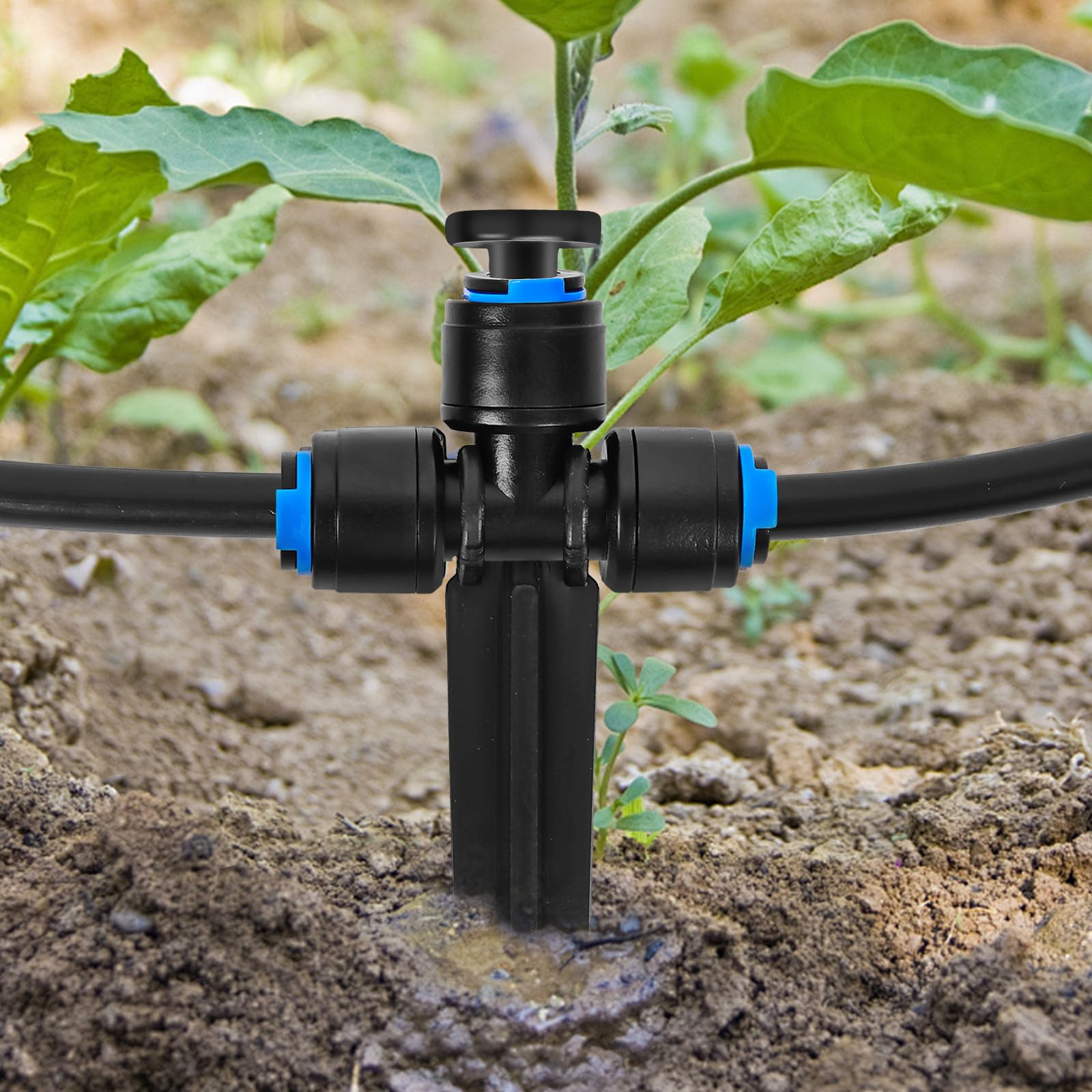 YAIRMIS locking fitting provides secure irrigation assembly.
