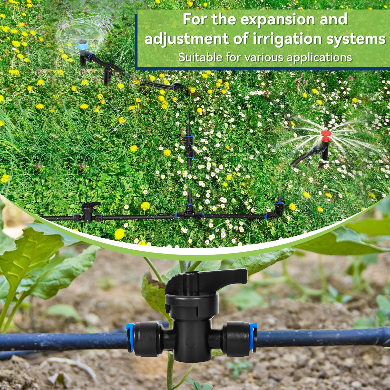 YAIRMIS premium drip irrigation accessories pack ready for versatile upgrades