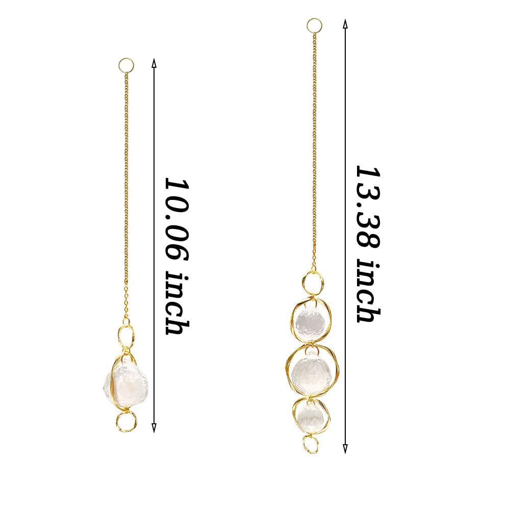 Yajuo crystal suncatcher hanging chains elevate porch decor