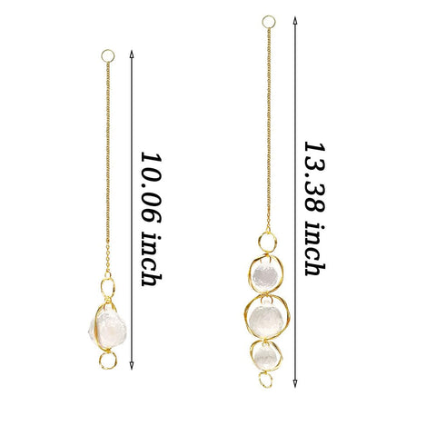 Yajuo crystal suncatcher hanging chains elevate porch decor