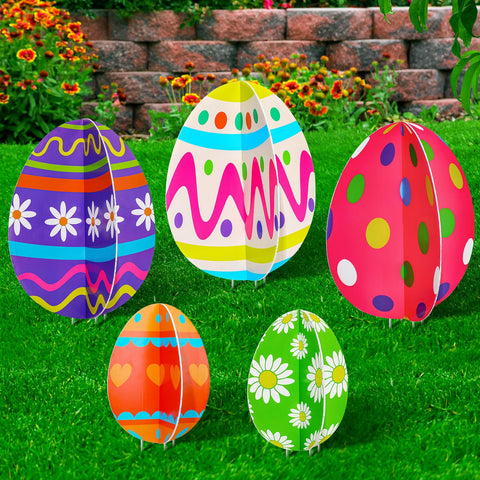 Yalikop outdoor Easter decor, enhances yard parties and Easter egg hunts.