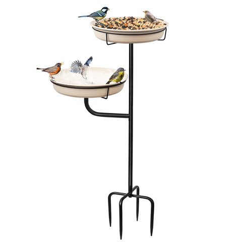 YALINKA birdbath bowl outdoors offering a refreshing water source for visiting birds
