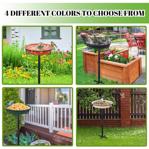 YALINKA birdbath design adds garden elegance while inviting birds to visit.