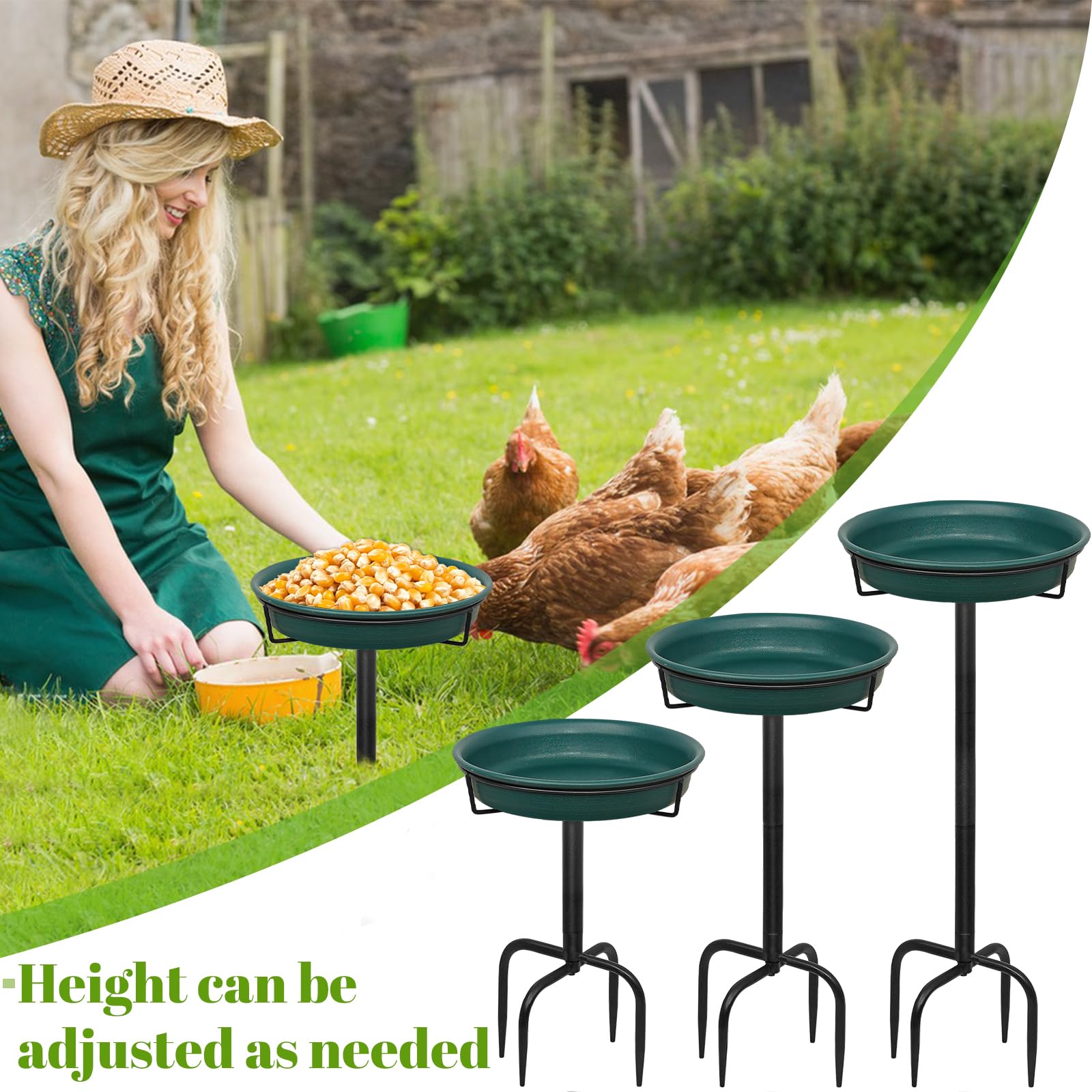 YALINKA birdbath easy cleaning by removing the bowl