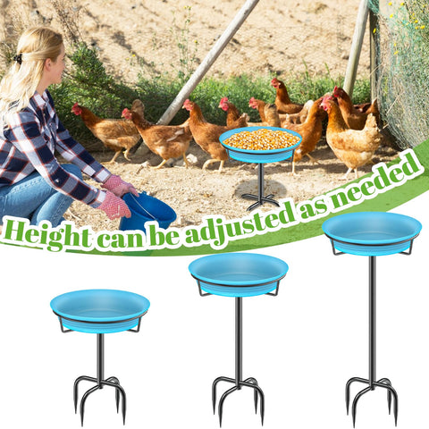 YALINKA birdbath for wild birds provides a reliable water source outdoors.